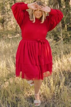 Short Cosette Dress In Red - FINAL SALE -Fashion Clothing Store cosetteshortred 32 526570