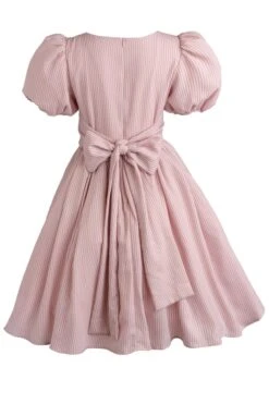 Cupcake Dress In Pink Stripe 23 Cupcake Dress In Pink Stripe -Fashion Clothing Store cupcake pinkstripe back 738450