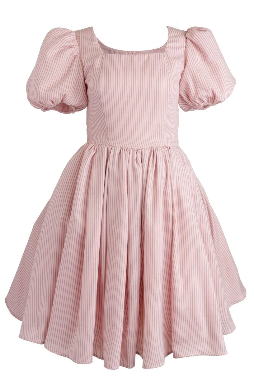 Cupcake Dress In Pink Stripe 11 Cupcake Dress In Pink Stripe - Image 11