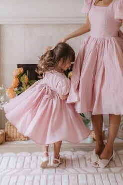 Mini Cupcake Dress In Pink Stripe -Fashion Clothing Store cupcakepink 11 321687