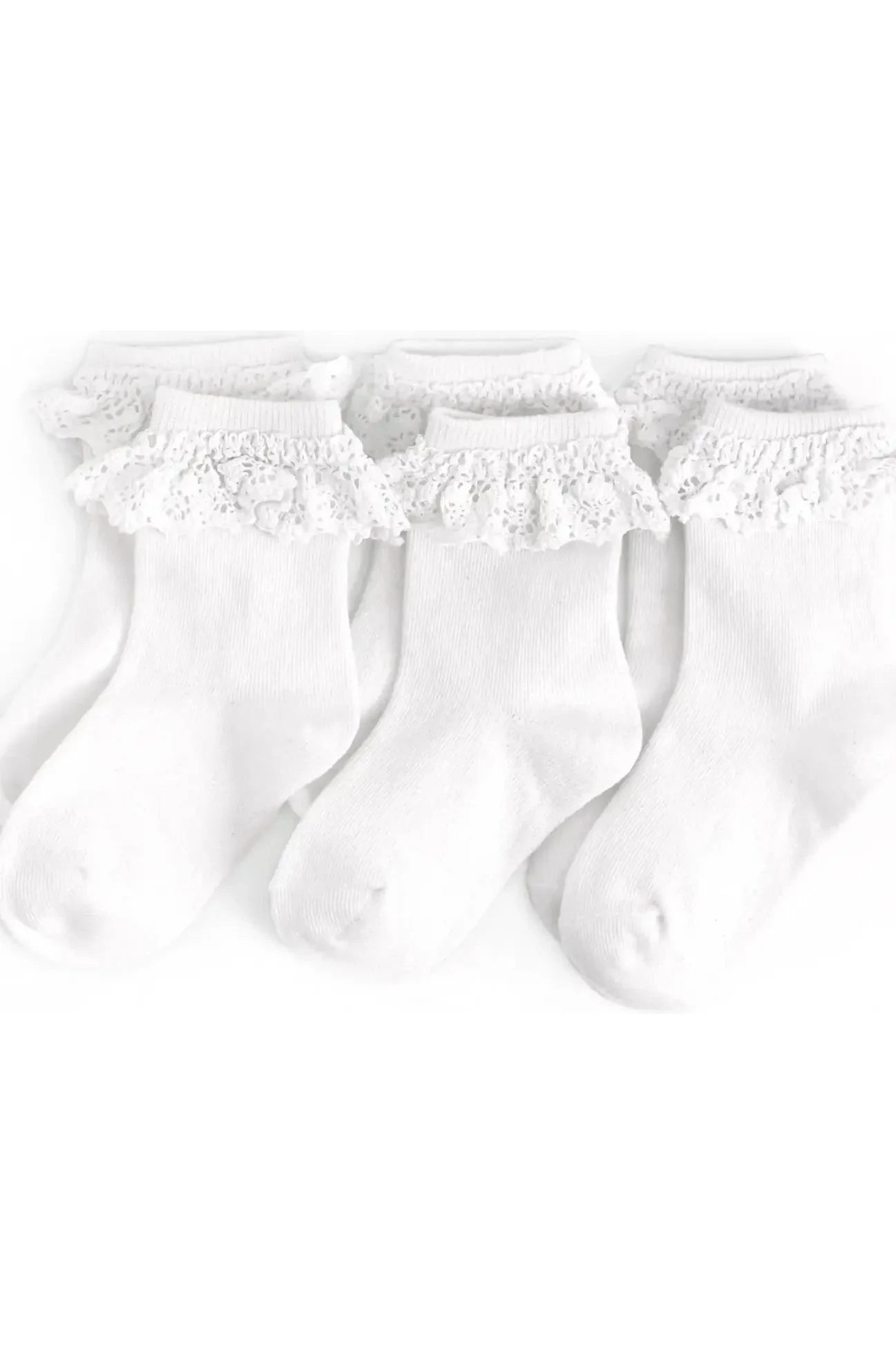 White Lace Midi Socks 3-Pack 1 White Lace Midi Socks 3-Pack