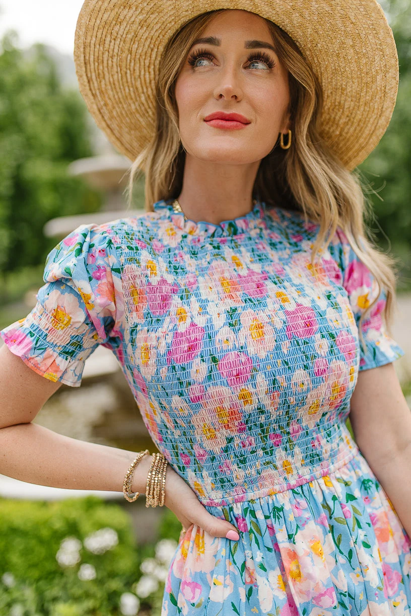 Delia Dress In Blue 8 Delia Dress In Blue - Image 8