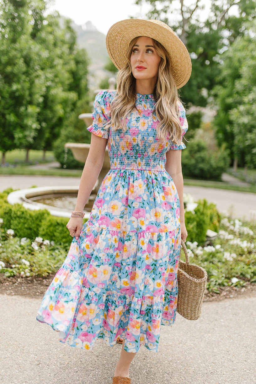 Delia Dress In Blue 1 Delia Dress In Blue