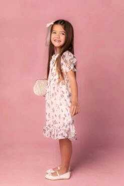 Mini Dolly Dress In Violet Rose -Fashion Clothing Store dolly 2 234404