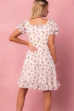 Dolly Dress In Violet Rose -Fashion Clothing Store dolly 7 902838