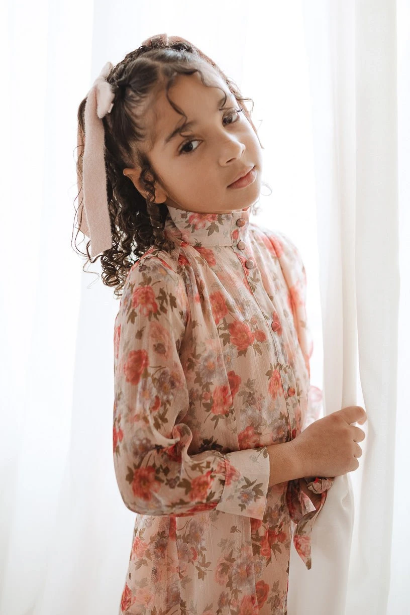 Mini Eleanor Dress In Pink Floral - FINAL SALE 10 Mini Eleanor Dress In Pink Floral - FINAL SALE - Image 10