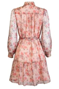 Eleanor Dress In Pink Floral - FINAL SALE -Fashion Clothing Store elenor back 844255