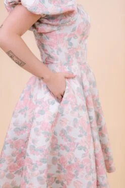 Ivanna Dress In Pastel Floral - FINAL SALE -Fashion Clothing Store fairytale studio S23 20 857237