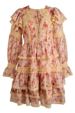 Farrah Dress In Yellow -Fashion Clothing Store farrah yellow front Edit 2 862559