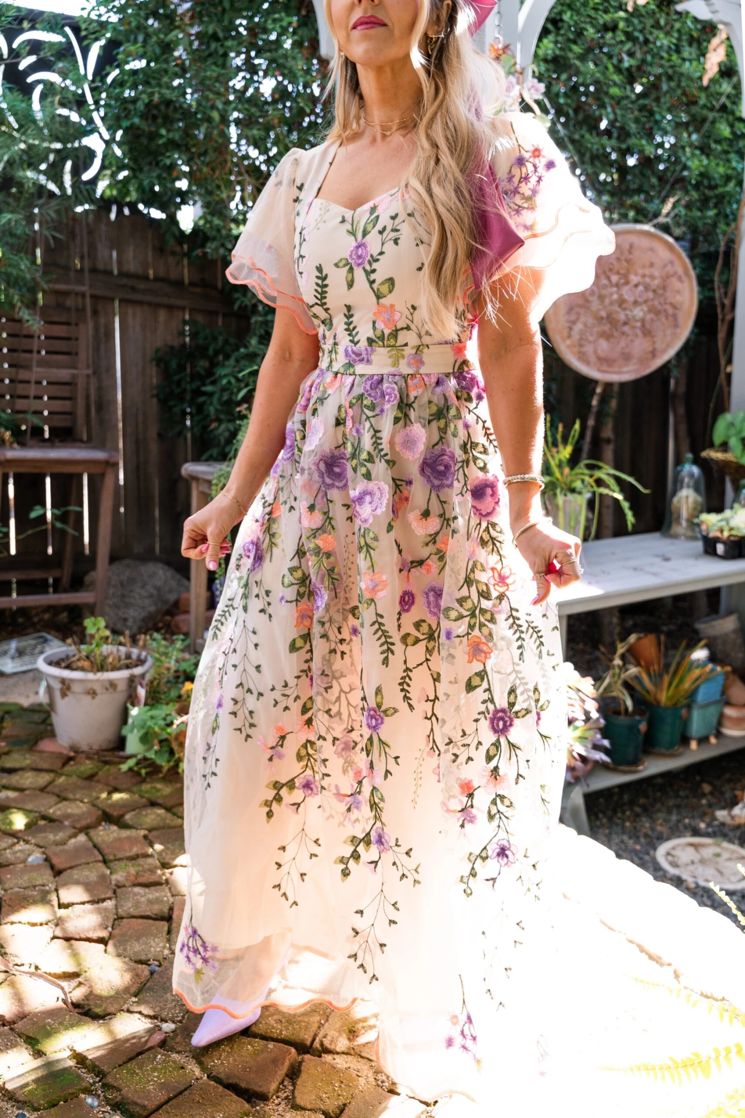 Flora Dress In Pastels 9 Flora Dress In Pastels - Image 9