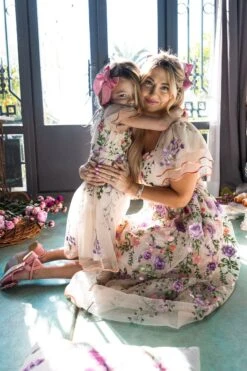 Mini Flora Dress In Pastels -Fashion Clothing Store flora1 863139