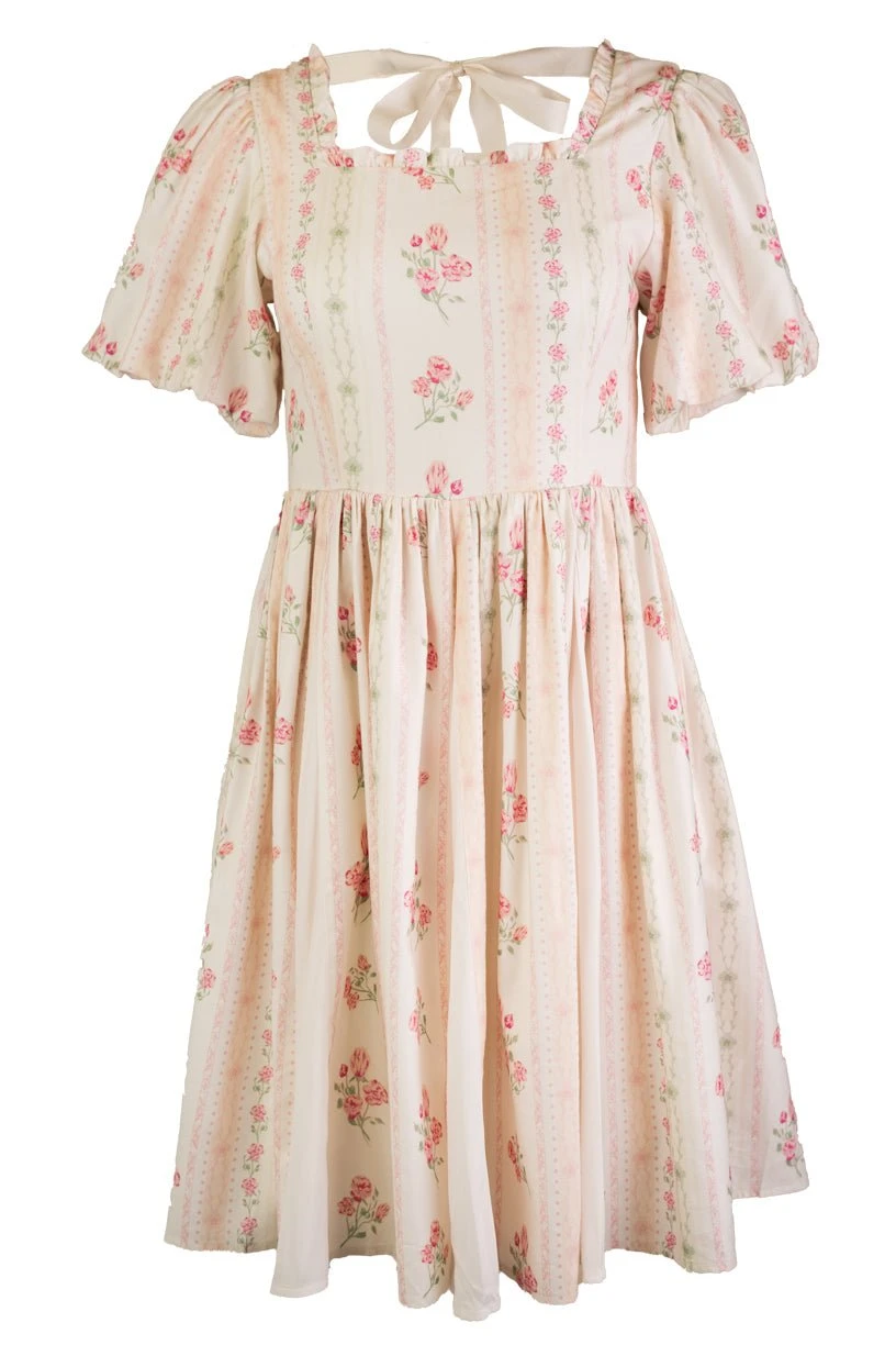 Flowers For All Dress In Vintage Floral 11 Flowers For All Dress In Vintage Floral - Image 11