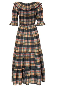 Gracie Dress In Plaid - FINAL SALE -Fashion Clothing Store graceplaid back 443815