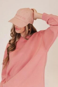 Ivy City Hat In Pink -Fashion Clothing Store hats 06 307378