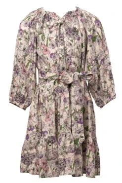 Mini Imogen Dress In Floral Bloom -Fashion Clothing Store imogen floralbloom mini front 911036