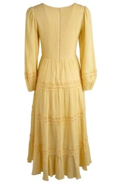 Joella Dress In Yellow 25 Joella Dress In Yellow -Fashion Clothing Store joella yellow back 325434