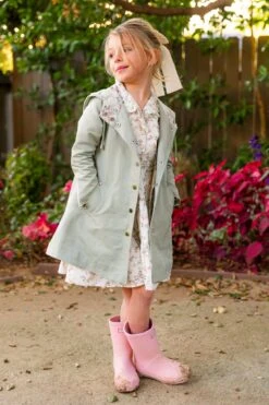 Mini Kensington Raincoat Made With Liberty Fabric