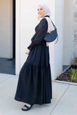 Leena Dress In Black - FINAL SALE 18 Leena Dress In Black - FINAL SALE -Fashion Clothing Store leena 02 908906