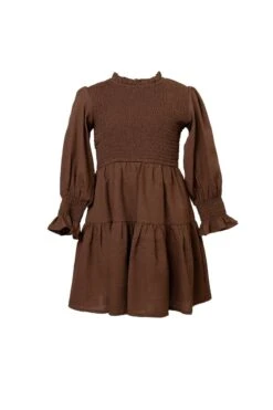 Mini Leena Dress In Java - FINAL SALE -Fashion Clothing Store leenaJavaMini front 915786