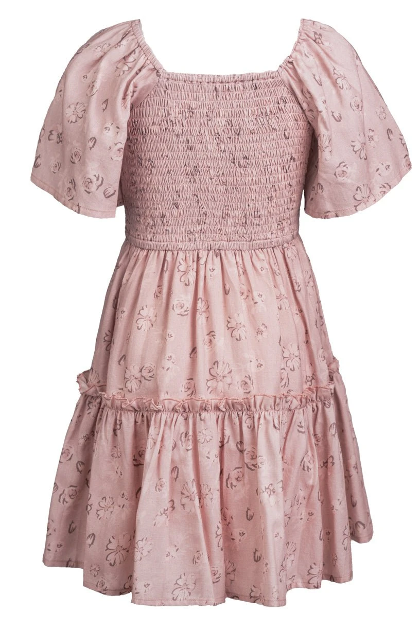 Mini Lennon Dress In Dusty Pink 6 Mini Lennon Dress In Dusty Pink - Image 6
