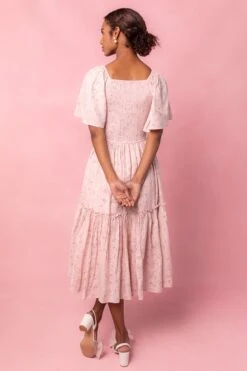 Lennon Dress In Dusty Pink -Fashion Clothing Store lennonpink 3 504622