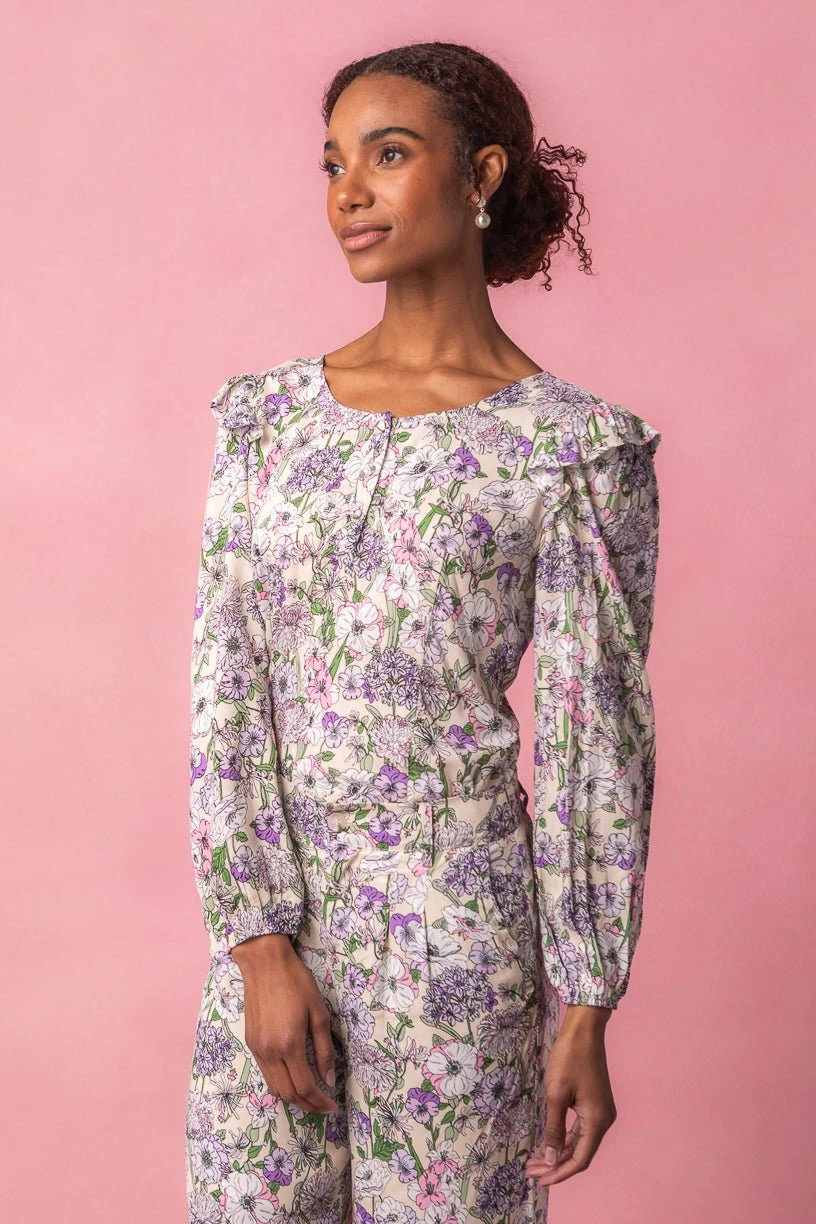Lo Blouse In Floral Bloom 1 Lo Blouse In Floral Bloom