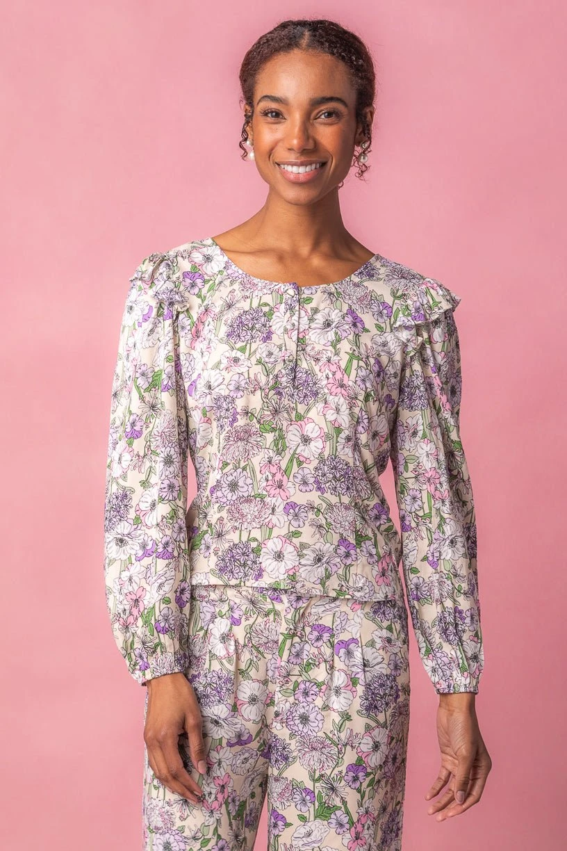Lo Blouse In Floral Bloom 6 Lo Blouse In Floral Bloom - Image 6