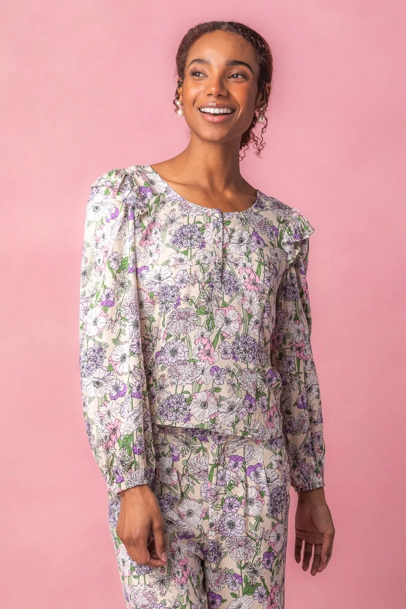 Lo Blouse In Floral Bloom 9 Lo Blouse In Floral Bloom - Image 9