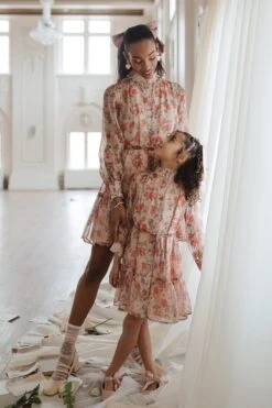 Eleanor Dress In Pink Floral - FINAL SALE -Fashion Clothing Store lovers2 22 855907