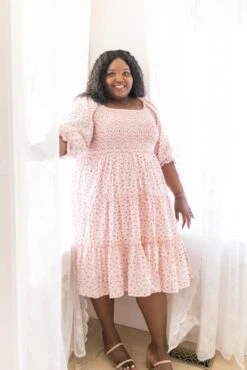 Madeline Dress In Pink 23 Madeline Dress In Pink -Fashion Clothing Store madeline studioshoot 9802