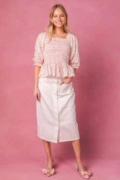 Madeline Top In Pink -Fashion Clothing Store madelinepinktop studio 837372