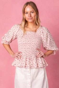 Madeline Top In Pink -Fashion Clothing Store madelinetop studio 14 286749