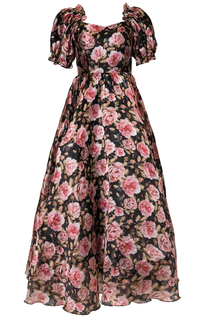 Melody Dress In Midnight Rose 2 Melody Dress In Midnight Rose - Image 2