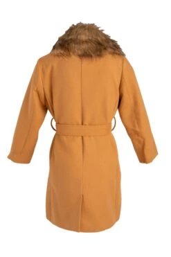 Mini Sloane Coat In Camel - FINAL SALE -Fashion Clothing Store miniSloane camel front 612701