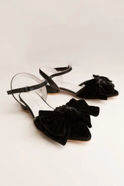 Mini Eloise Black Bow Heel -Fashion Clothing Store minishoe 3 987887