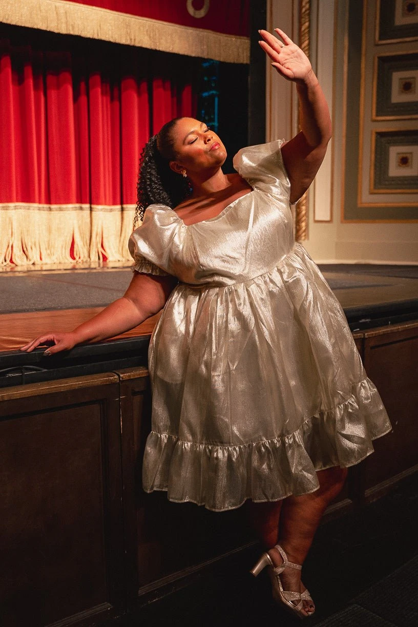 Coco Dress In Gold - FINAL SALE 8 Coco Dress In Gold - FINAL SALE - Image 8