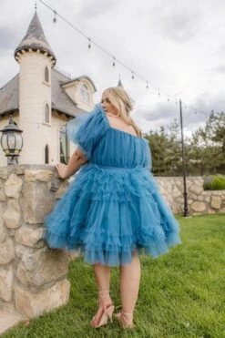 Pixie Dress In Blue - FINAL SALE -Fashion Clothing Store pixie blue plus 12 131255