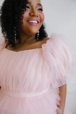 Pixie Dress In Blush -Fashion Clothing Store pixie blush 04 106341