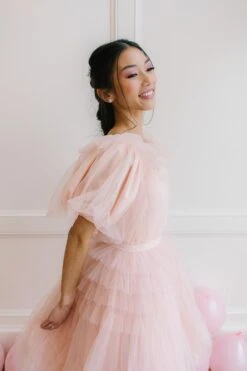 Pixie Dress In Blush -Fashion Clothing Store pixie blush 26 315919