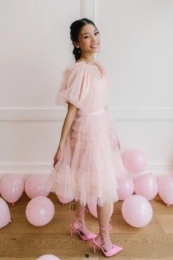 Pixie Dress In Blush -Fashion Clothing Store pixie blush 28 460067
