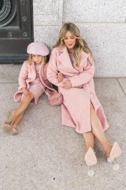 Mini Polly Coat In Pink - FINAL SALE -Fashion Clothing Store polly 23 a3b86624 87c7 4f14 a181 6de965c009c6 329956