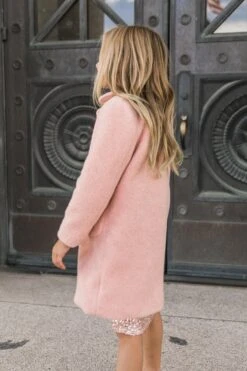 Mini Polly Coat In Pink - FINAL SALE -Fashion Clothing Store polly 25 585790