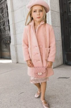 Mini Polly Coat In Pink - FINAL SALE -Fashion Clothing Store polly mini 8 953946