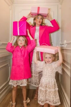 Polly Coat In Hot Pink -Fashion Clothing Store pollyhotpink TashHome H23 8 817097