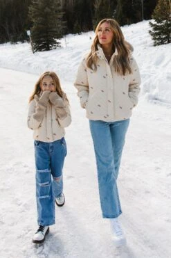 Quilted Jacket In Delicate Zinnia -Fashion Clothing Store pufferzinnia 33 537723