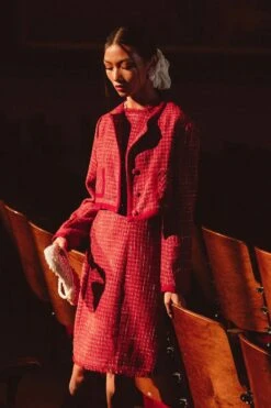 Reese Dress In Red - FINAL SALE -Fashion Clothing Store reese hannah 2 75c922b1 399f 4466 8642 4fa0f5a253df 159227