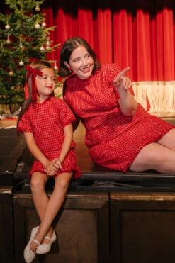 Reese Dress In Red - FINAL SALE -Fashion Clothing Store reese holiday2 23 386872