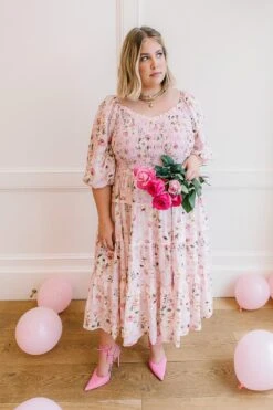 Roselyn Dress In Pink -Fashion Clothing Store roselyn 6 549325