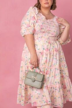 Roselyn Dress In Pastel Floral -Fashion Clothing Store roselyn studio easter24 7 552763