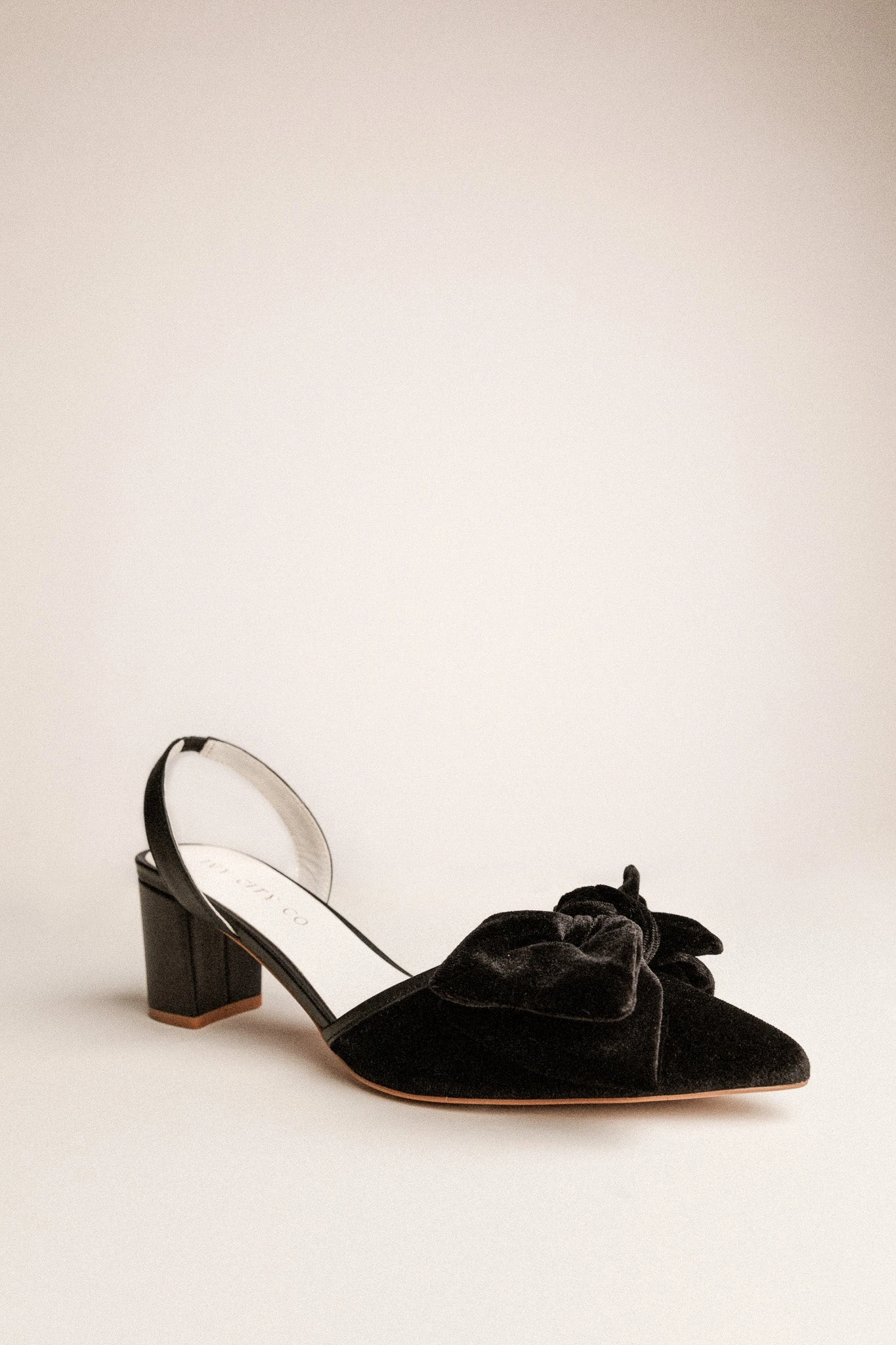 Eloise Black Bow Heel 6 Eloise Black Bow Heel - Image 6